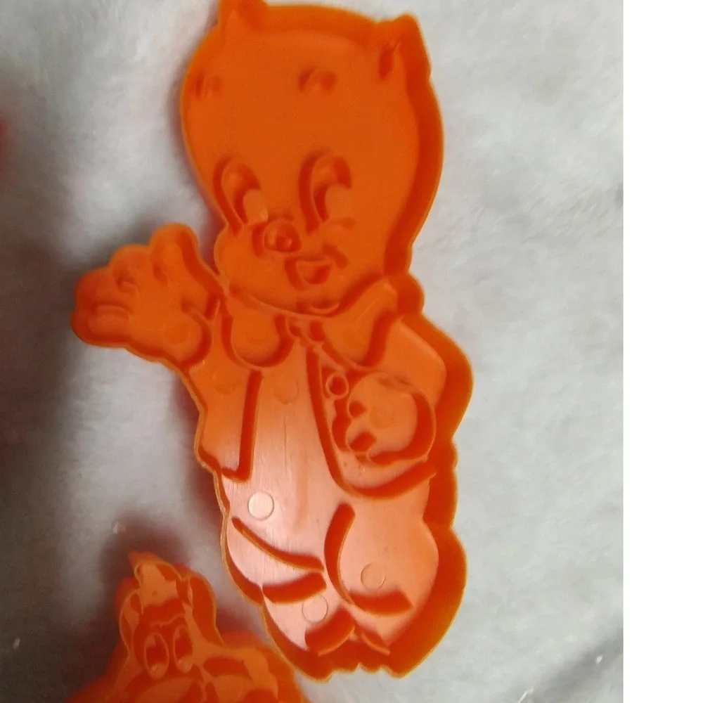 Vintage 1979 Warne Bros Cookie Cutters Set YosemiteSam PorkyPig Tweety Sylvester